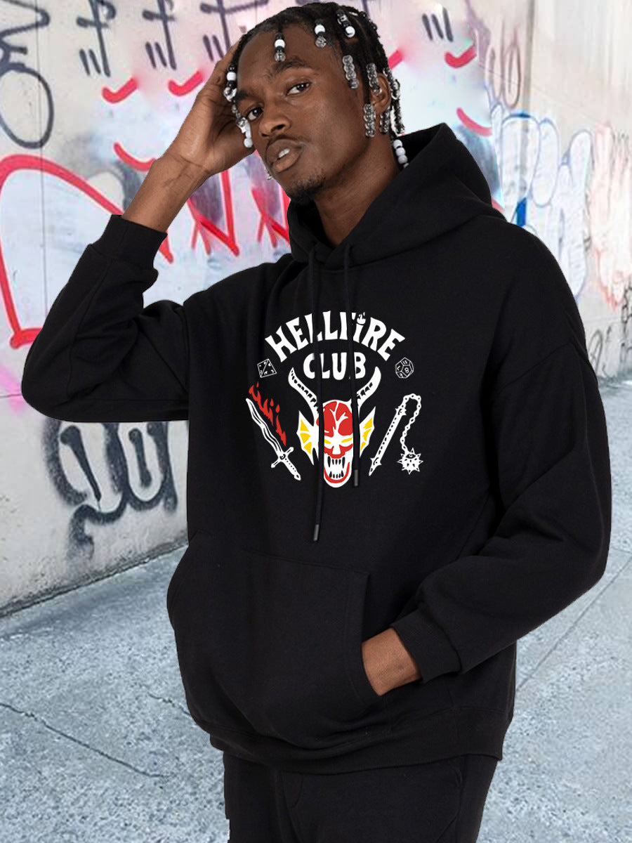 Herren Kapuzenpullover mit auffälligem Motiv und einzigartigem Druck Aliams