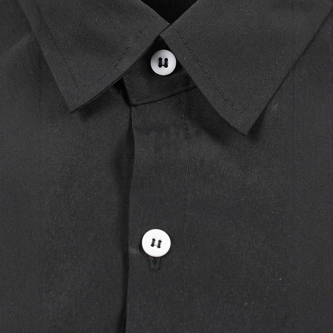 Herren Elegantes Kurzarmhemd mit asymmetrischem Design Aliams