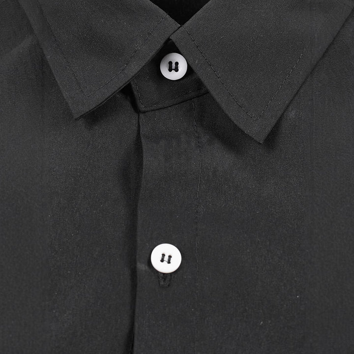 Herren Elegantes Kurzarmhemd mit asymmetrischem Design Aliams