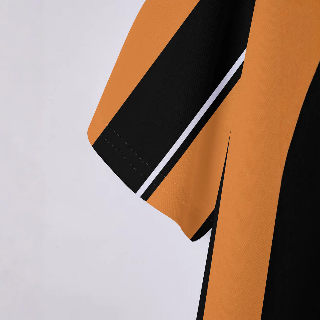 Herren Poloshirt mit modernem Streifenmuster Aliams