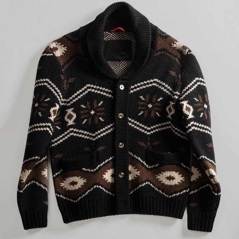 Damen Strickjacke mit aufwendigem Muster Aliams