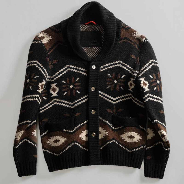 Damen Strickjacke mit aufwendigem Muster Aliams