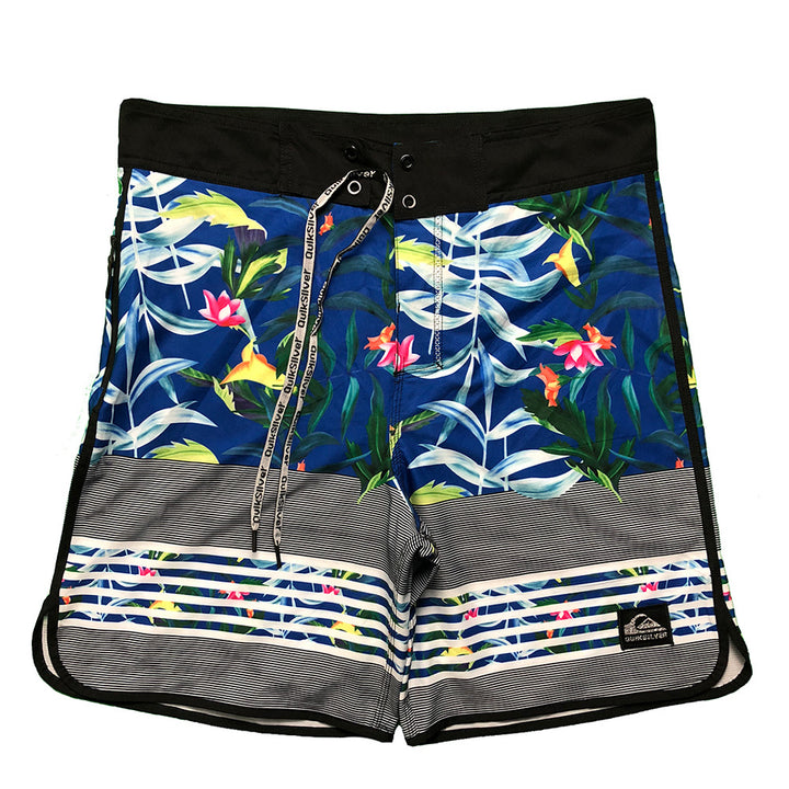 Herren Badeshorts mit modischem Floral-Design und schnelltrocknendem Material Aliams