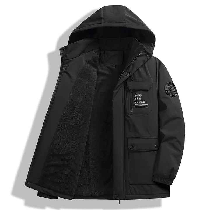 Herren Outdoor-Jacke mit isolierender Innenausstattung und praktischen Taschen Aliams