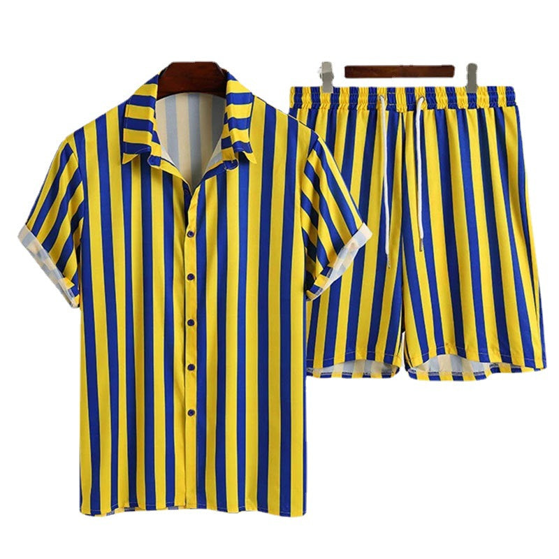 Damen lässiges Streifen-Matchingset Aliams