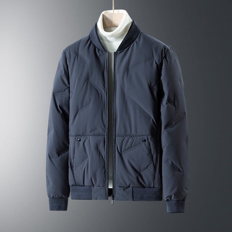 Herren Steppjacke mit elastischen Bündchen und praktischen Reißverschlusstaschen Aliams