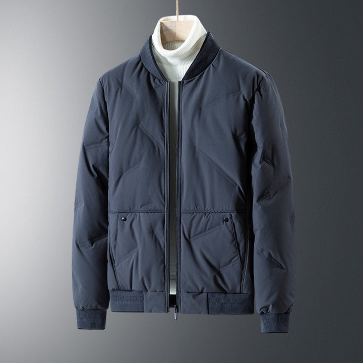 Herren Steppjacke mit elastischen Bündchen und praktischen Reißverschlusstaschen Aliams