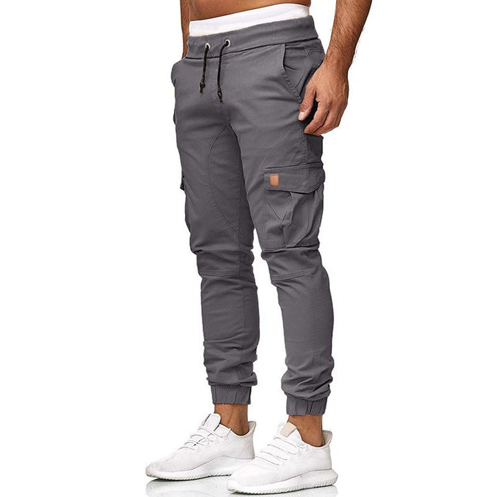 Herren Cargo-Jogginghose mit elastischem Bund und praktischen Taschen Aliams