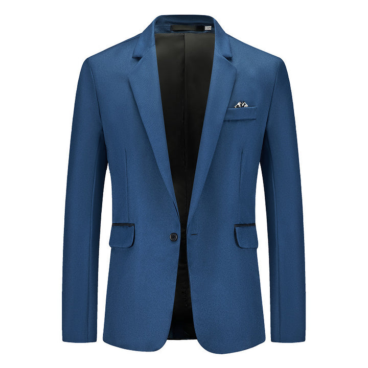 Herren eleganter Blazer mit strukturiertem Design und feinen Details Aliams