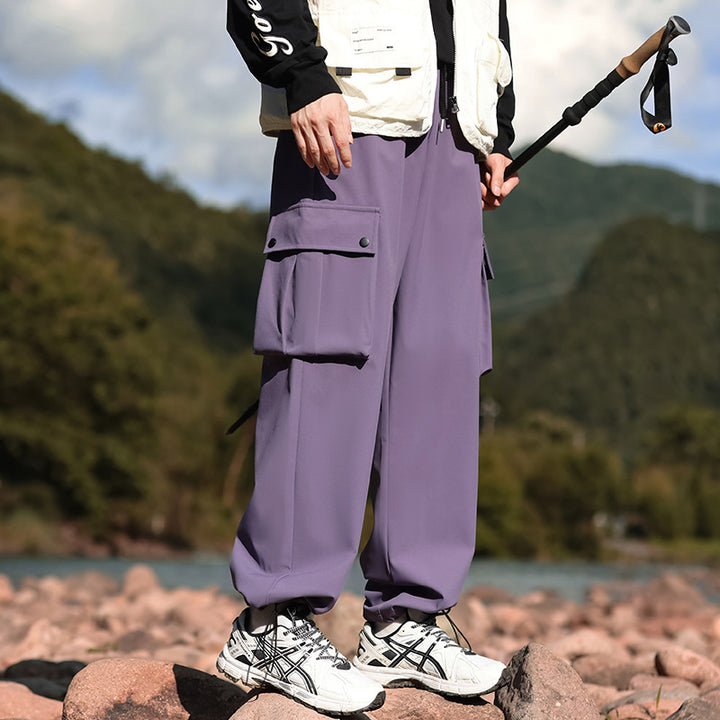 Unisex cargo Hose mit vielseitigen Taschen und lässigem Schnitt Aliams