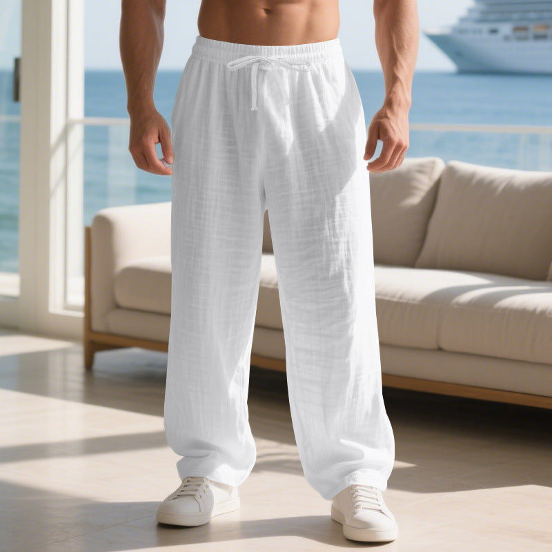 Herren Bequeme Sommerhose mit elastischem Bund Aliams