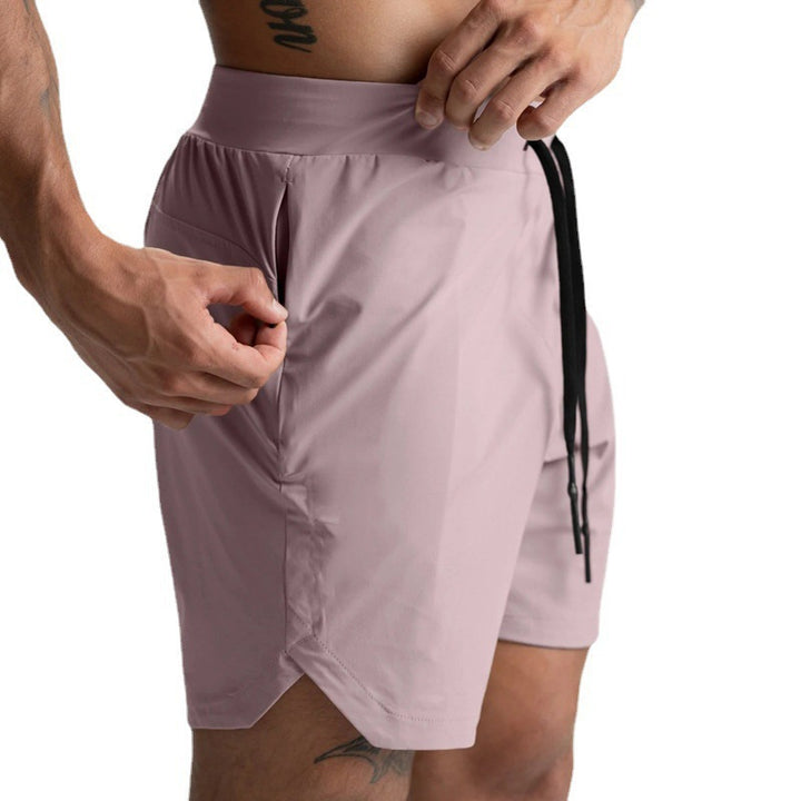 Herren funktionale Sportshorts mit Reißverschlusstaschen Aliams