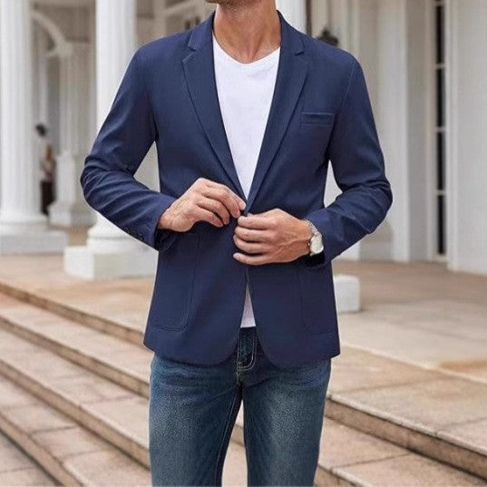 Herren eleganter Sakko mit schmalem Schnitt Aliams