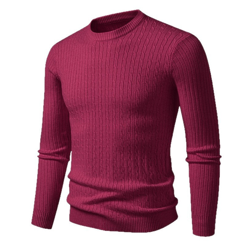 Herren Grobstrickpullover mit elegantem Zopfmuster Aliams