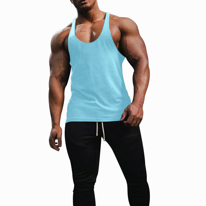 Herren Sporttanktop mit racerback Design und atmungsaktiver Baumwolle Aliams