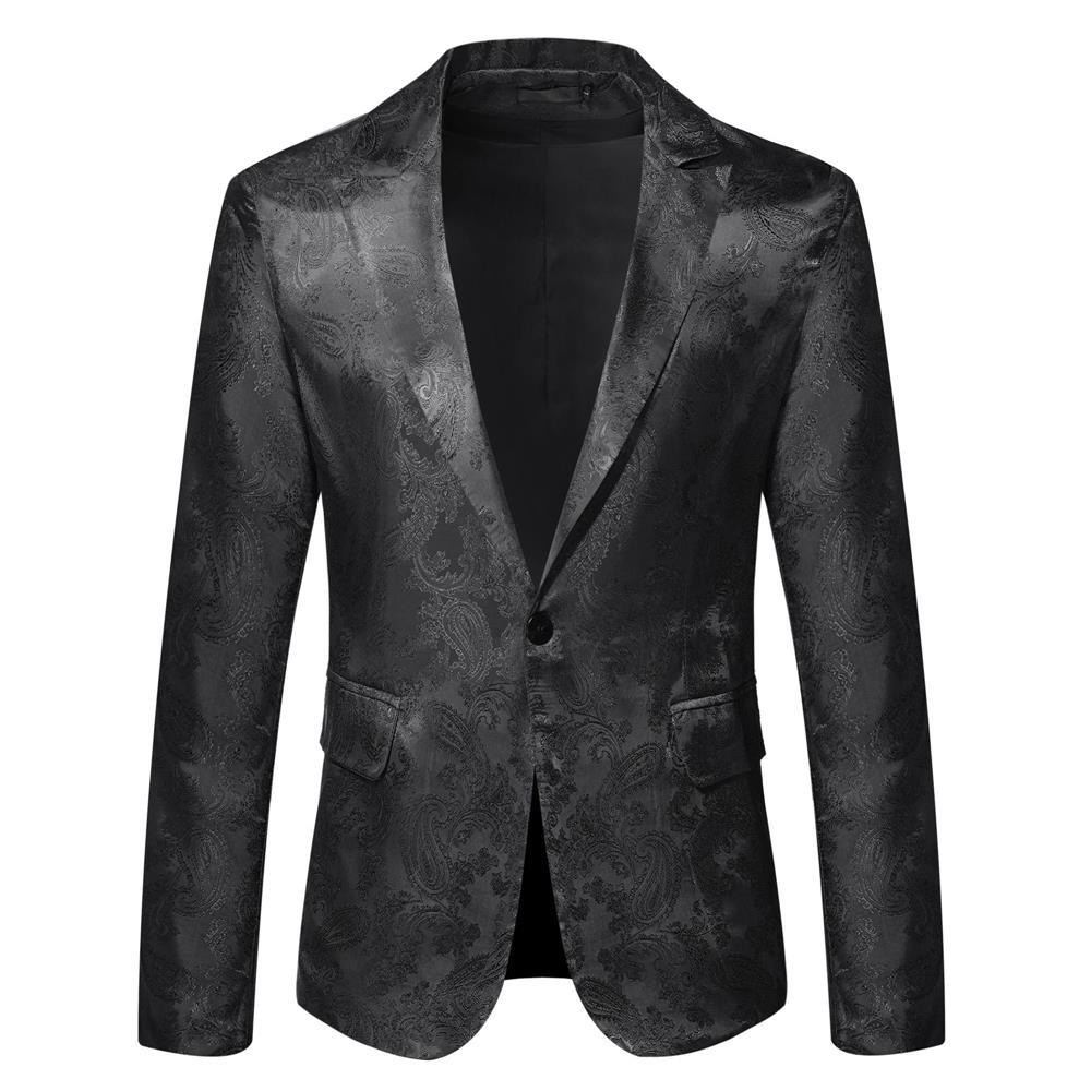 Herren eleganter Blazer mit Paisleymuster Aliams