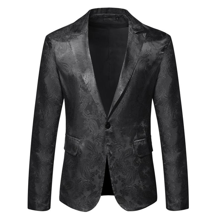 Herren eleganter Blazer mit Paisleymuster Aliams