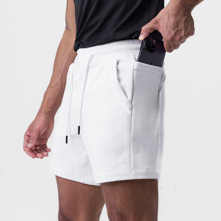 Herren Bequeme Shorts mit seitlichen Taschen und verstellbarem Bund Aliams