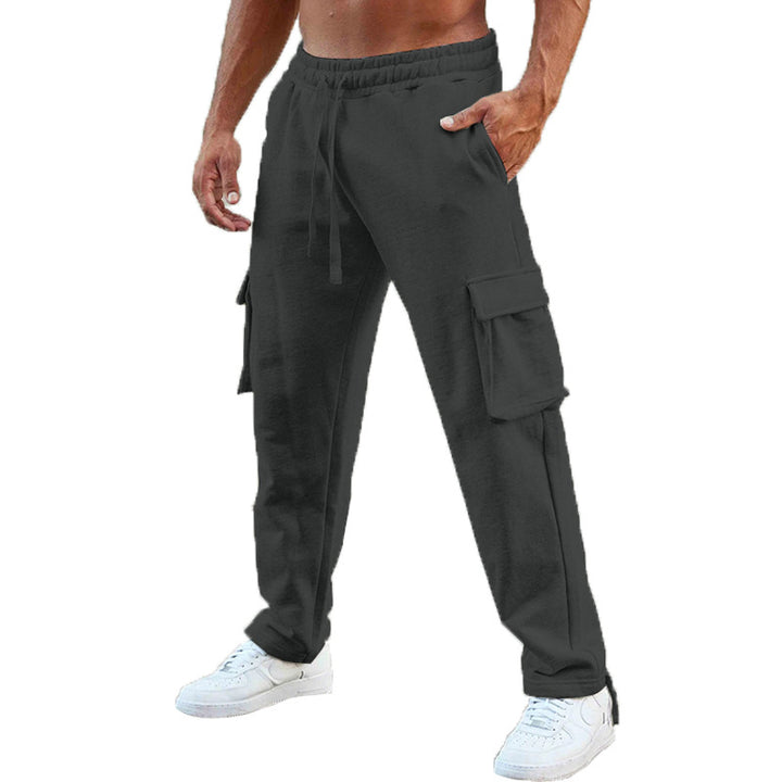 Herren Cargo-Jogginghose mit elastischem Bund und multifunktionalen Taschen Aliams 1754373381