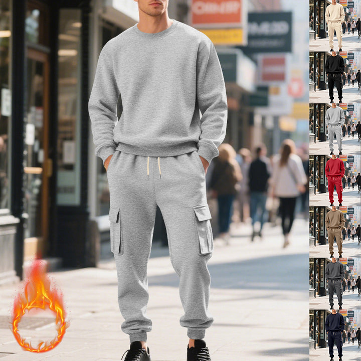 Herren Freizeit-Loungewear mit praktischen Taschen und elastischem Bund Aliams