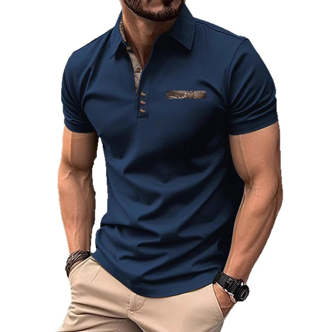 Herren Poloshirt mit modischen Akzenten Aliams