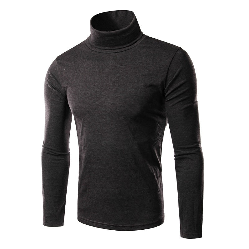 Herren eleganter Rollkragenpullover aus bequemen Stretchmaterial Aliams