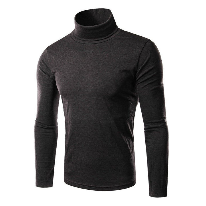 Herren eleganter Rollkragenpullover aus bequemen Stretchmaterial Aliams