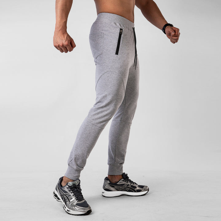 Herren Sportliche Jogginghose mit funktionalen Reißverschlusstaschen Aliams