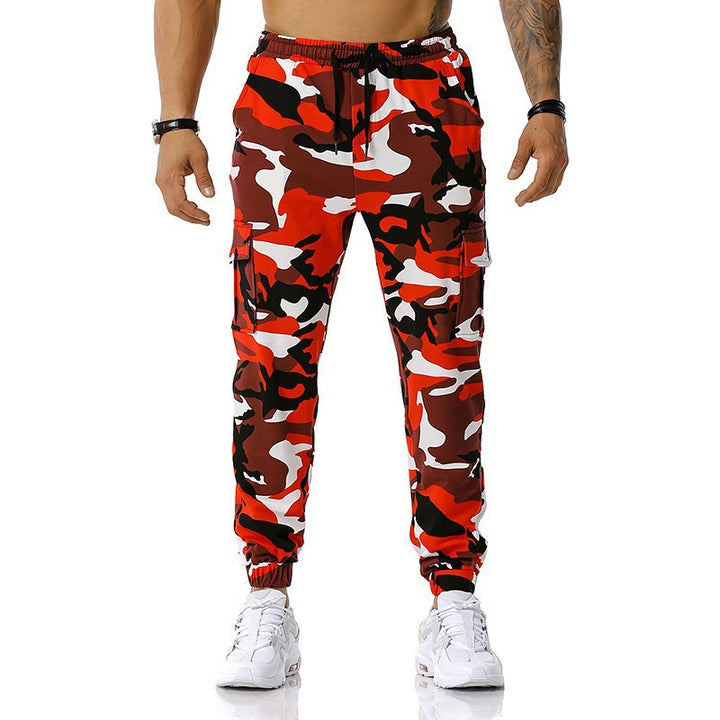 Herren Cargohose mit modischem Camouflage-Muster Aliams