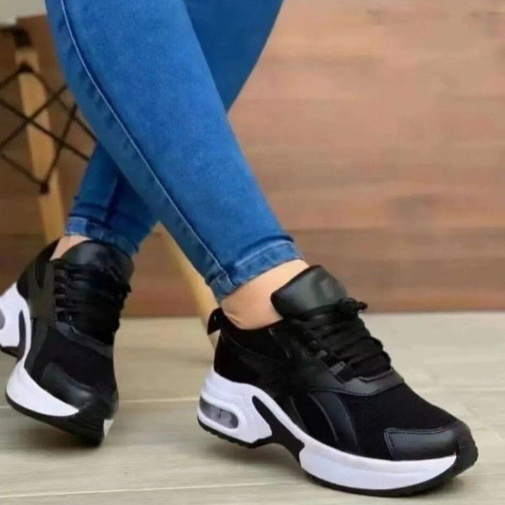 Damen Sportliche Sneakers mit Atmungsaktivem Mesh-Obermaterial und Dämpfender Sohle Aliams