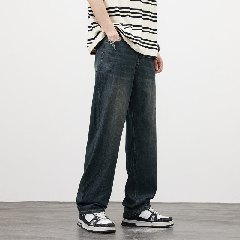 Herren Bequeme Weitgeschnittene Jeans Aliams