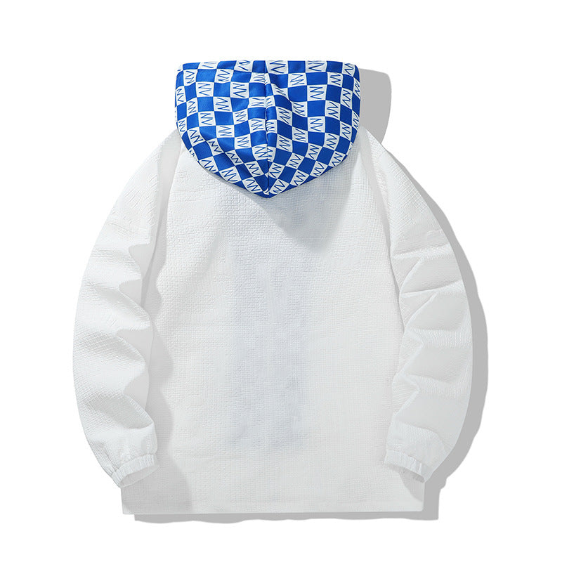 Herren technische Übergangsjacke mit verstellbarem Kapuzendesign und atmungsaktiven Einsätzen Aliams