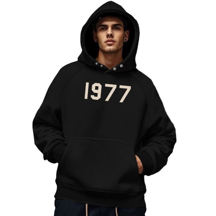 Herren Gemütlicher Kapuzenpullover mit ausgefallenem Design und praktischen Taschen Aliams