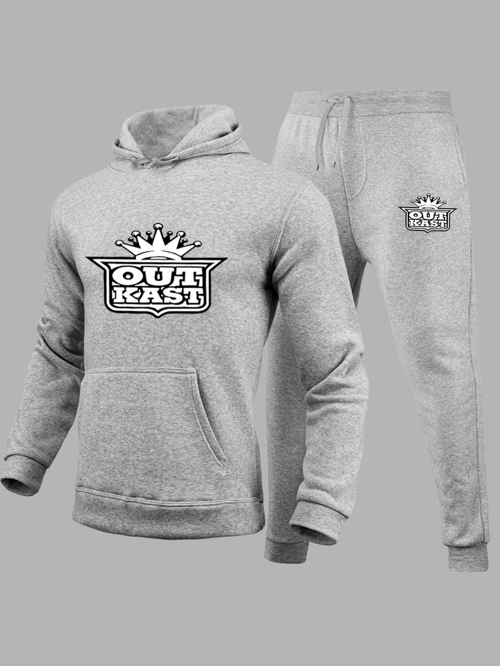 Herren Jogginganzug mit Hoodie und bequemen Sweatpants Aliams
