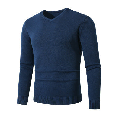 Herren eleganter V-Ausschnitt Pullover aus hochwertiger Baumwolle Aliams