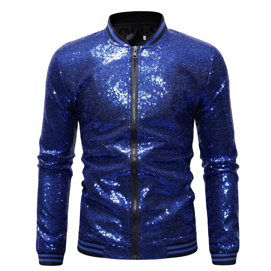 Herren Sportlicher Funktionsblazer mit Pailletten Aliams