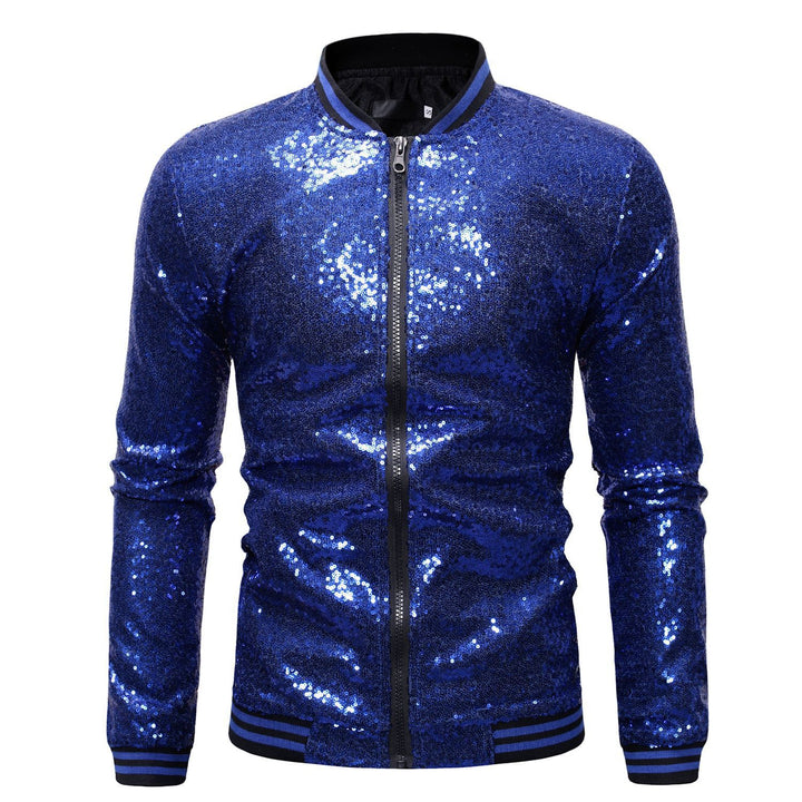 Herren Sportlicher Funktionsblazer mit Pailletten Aliams