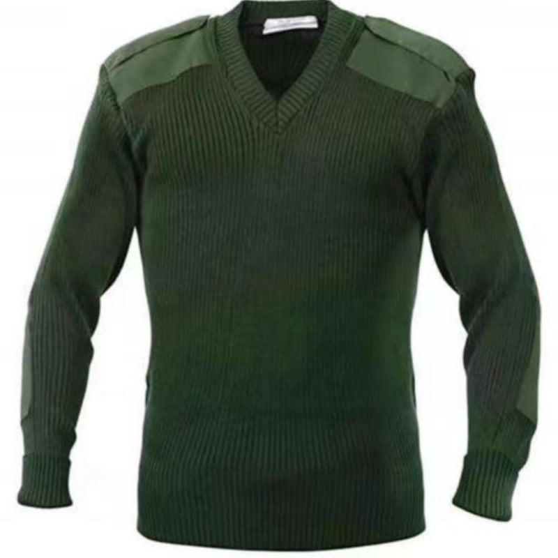 Herren strukturiertes Strickoberteil mit Schulterdetails Aliams