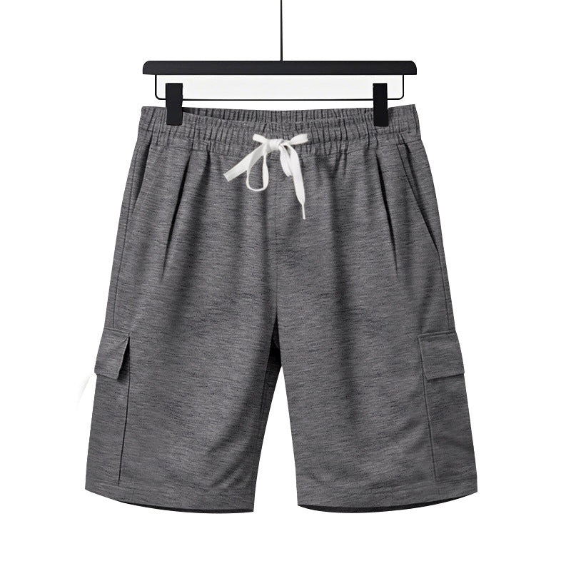 Herren Cargo-Shorts mit elastischem Bund und praktischen Seitentaschen Aliams