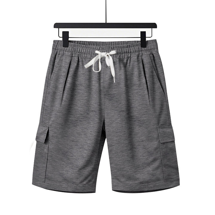 Herren Cargo-Shorts mit elastischem Bund und praktischen Seitentaschen Aliams