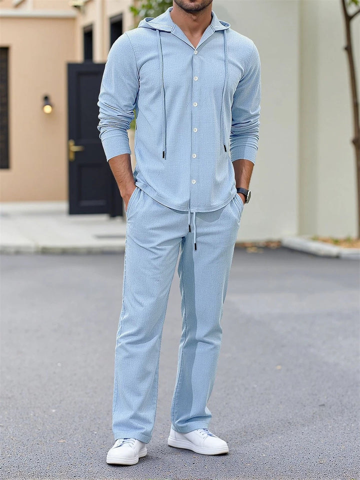 Herren Freizeitanzug mit modischem Schnitt und praktischen Taschen Aliams