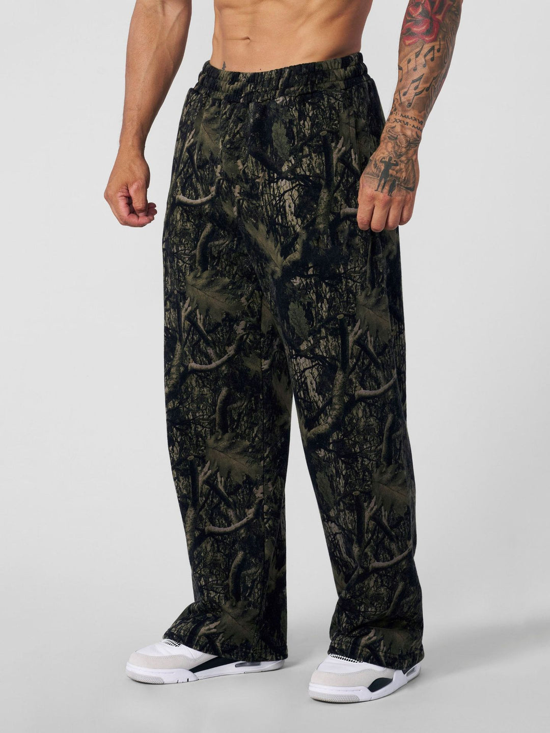 Herren Freizeithose im modernen Camouflage-Design mit elastischem Bund Aliams