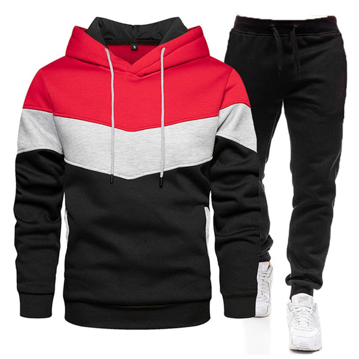 Herren Sportliches Hoodie- und Jogginghose-Set Aliams