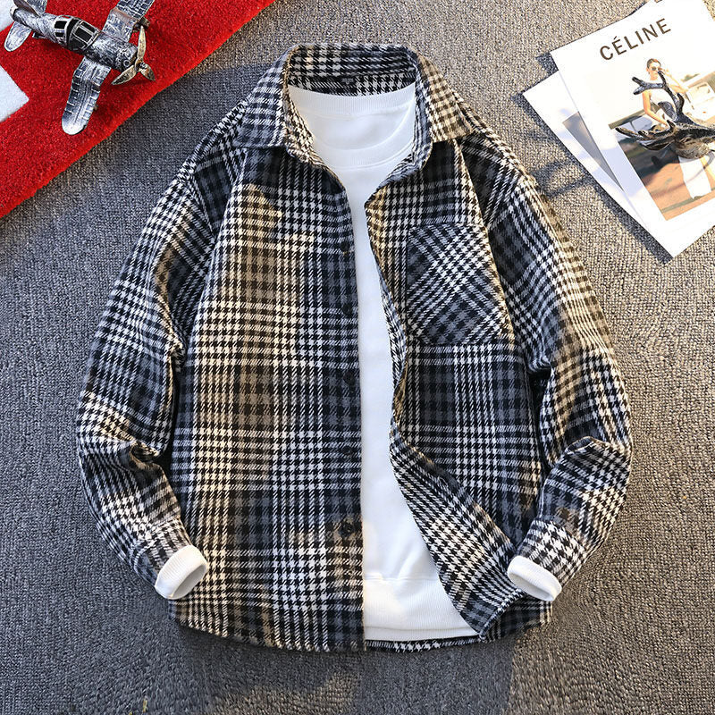 Herren Karohemd mit Taschen und entspannter Passform Aliams