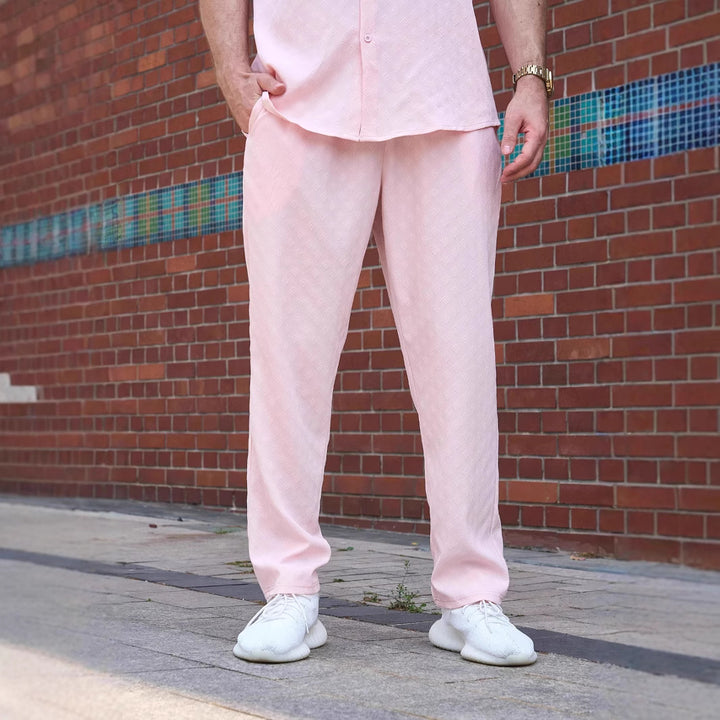 Herren entspannende Freizeithose mit elastischem Bund und atmungsaktivem Stoff Aliams