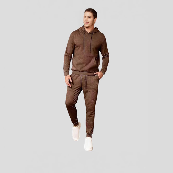 Herren sportliches Hoodie und Jogginghose Set mit atmungsaktiven Materialien Aliams