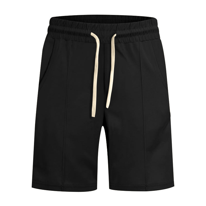 Herren sportliche Shorts mit funktionalen Eingrifftaschen und verstellbarem Bund Aliams