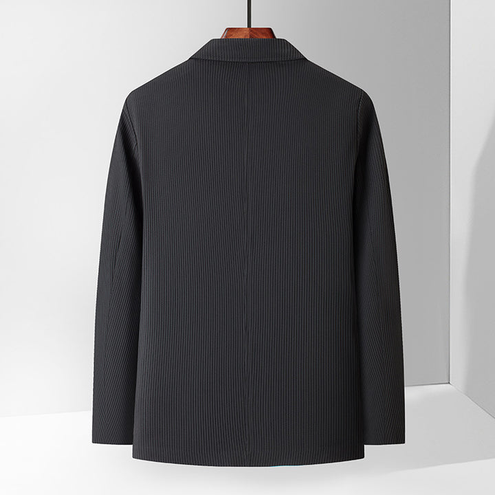 Herren elegante Blazerjacke mit feinen Streifen Aliams