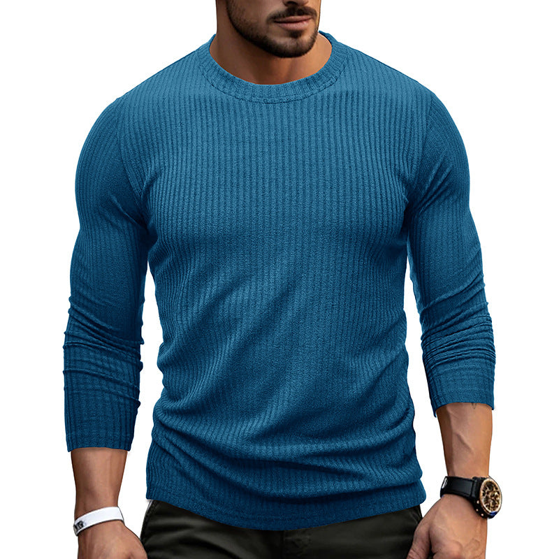 Herren elastisches Ripp-Longsleeve Aliams