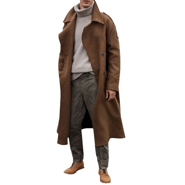 Herren langer Trenchcoat Aliams